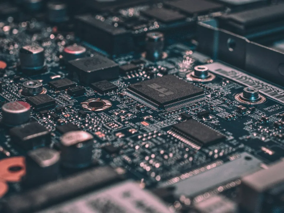 Close-up of a circuit board